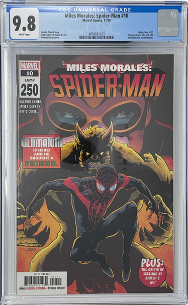 Miles Morales Spider-Man 10 CGC 9.8 1st Miles 616 as Ultimatum  