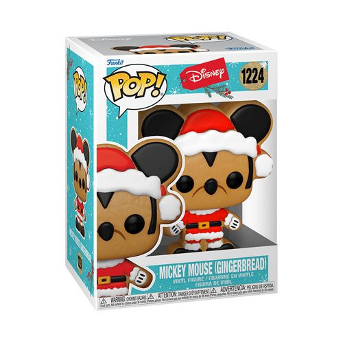 Disney Holiday Santa Mickey Mouse (Gingerbread) Funko Pop! Vinyl
