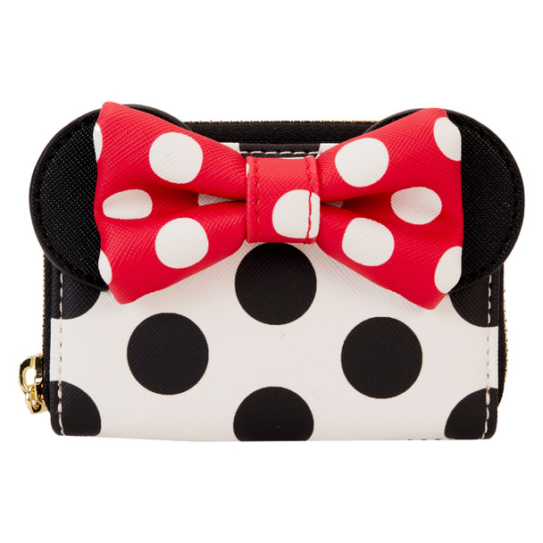 Loungefly Disney Minnie Rocks The Dots Accordion Card Holder