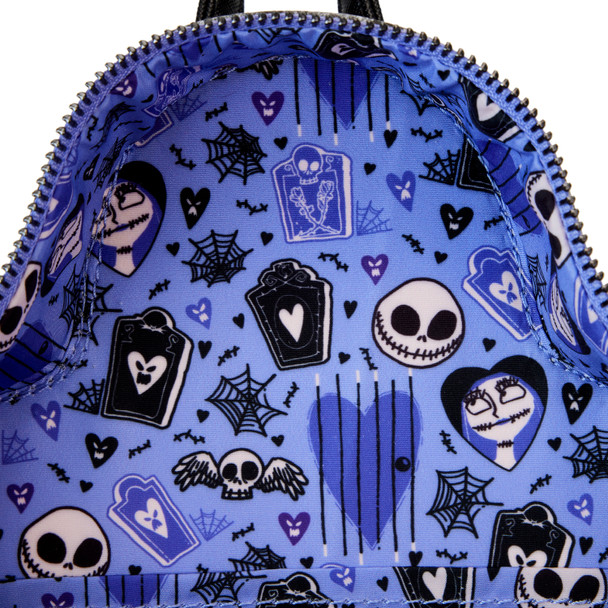 Loungefly Disney Nbc Jack And Sally Eternally Yours Mini Backpack