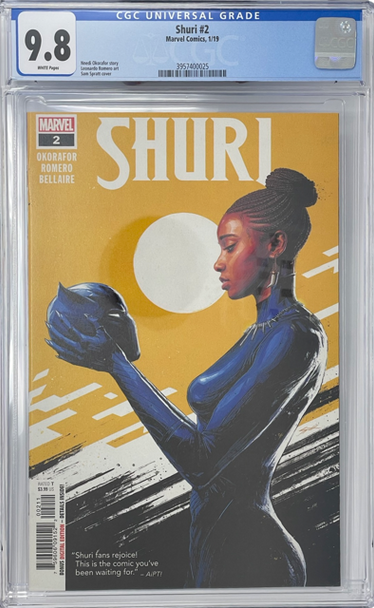 Shuri 2 CGC 9.8 Spratt Cover