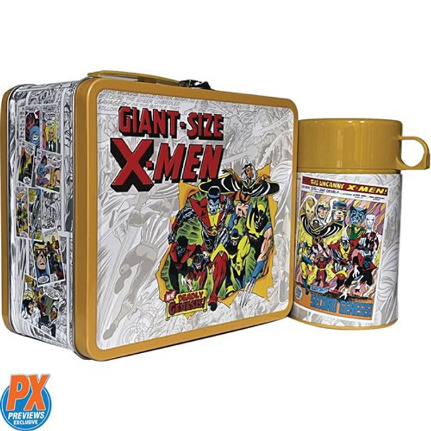 X-Men Giant-Size X-Men Tin Titans Lunch Box with Thermos