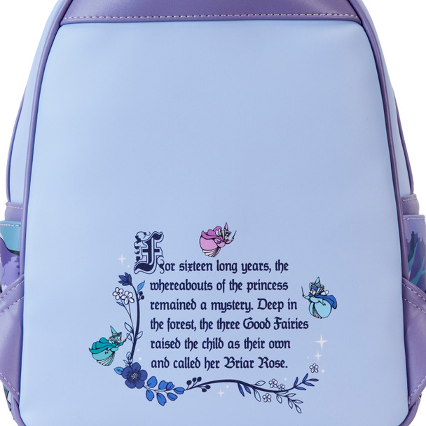 Loungefly Sleeping Beauty 65th Anniversary Floral Scene Mini Backpack