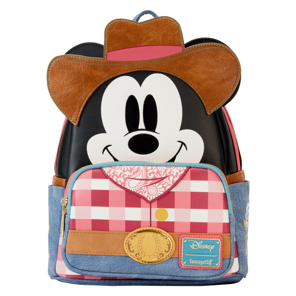 Loungefly Western Mickey Mouse Cosplay Mini Backpack