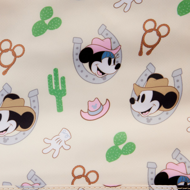 Loungefly Western Mickey & Minnie Fringe Crossbody Bag