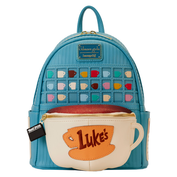 Loungefly Gilmore Girls Luke's Diner Domed Coffee Cup Mini Backpack