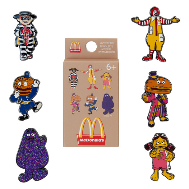 Loungefly McDonald's Character Mystery Box Pin [ONE RANDOM PIN]