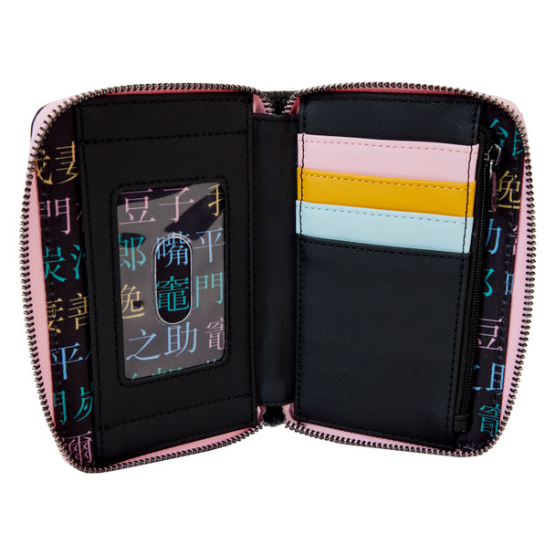 Loungefly Demon Slayer Heroes Group Zip Around Wallet