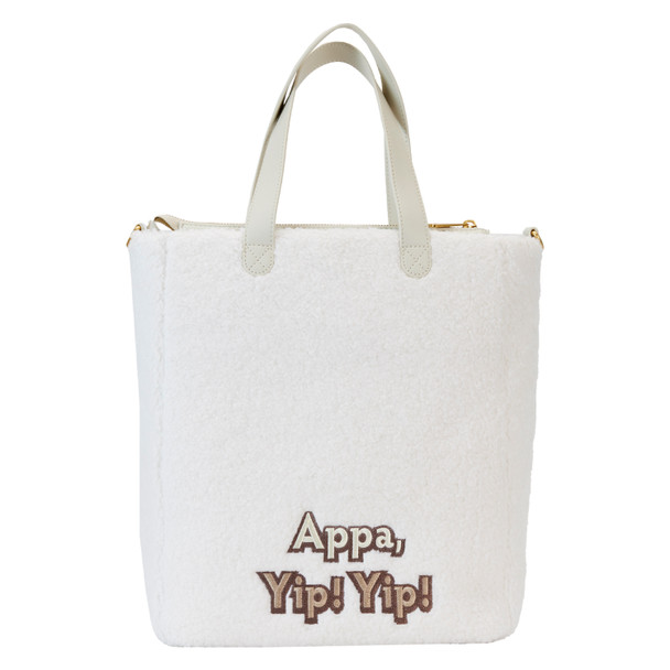 Loungefly Avatar: The Last Airbender Appa Cosplay Plush Tote Bag with Momo Charm