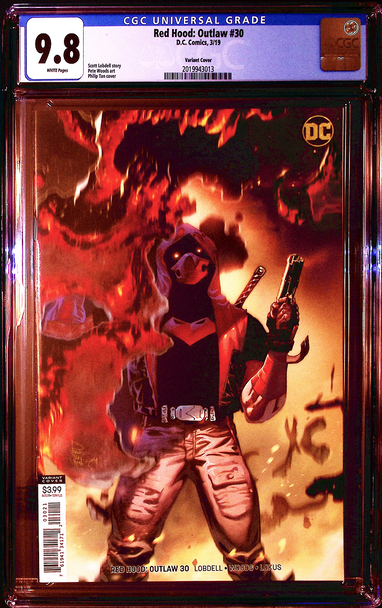 Red Hood Outlaw 30 CGC 9.8 Tan Variant