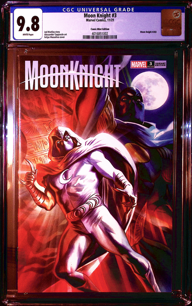 Moon Knight 3 CGC 9.8 Massafera Variant 1st Hunter's Moon