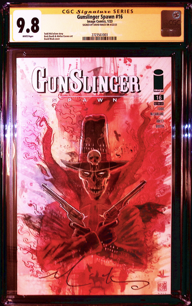 Gunslinger Spawn 16 Signature Series CGC 9.8 Mack Variant