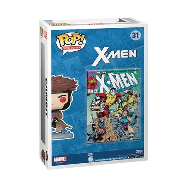 X-Men #1 (1991) Gambit Funko Pop! Comic Cover Vinyl Figure with Case #21 - FCBD Previews Exclusive