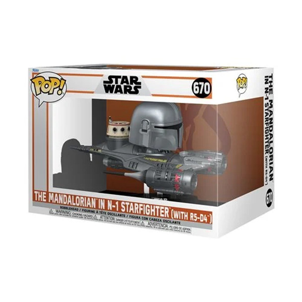 Star Wars: The Mandalorian in N-1 Starfighter (with R5-D4) Funko Pop! Ride #670