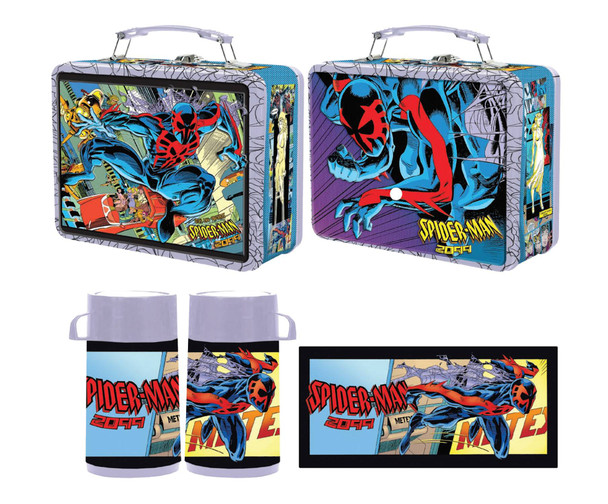 FCBD 2024 Tin Titans Spider-Man 2099 PX Lunch Box with Beverage Container