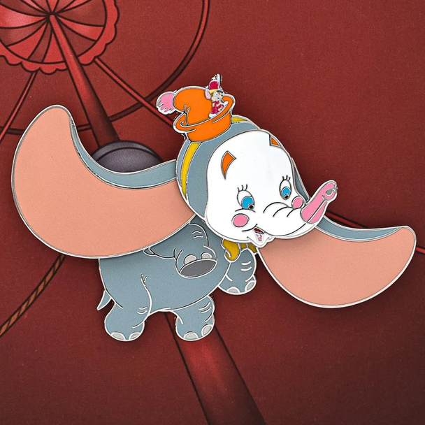 Loungefly Disney Dumbo Flying 3 Inch Collectible Enamel Pin