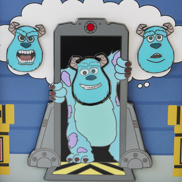 Loungefly Pixar Sulley Door Mixed Emotions 4-Piece Pin Set