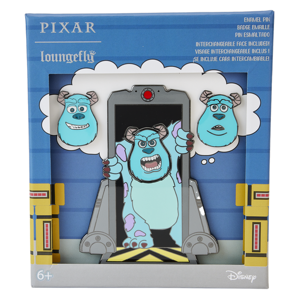 Loungefly Pixar Sulley Door Mixed Emotions 4-Piece Pin Set