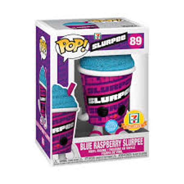Pop! 7-11 Slurpee - Blue Raspberry Slurpee (Glitter) - 7-11 Slurpee #89