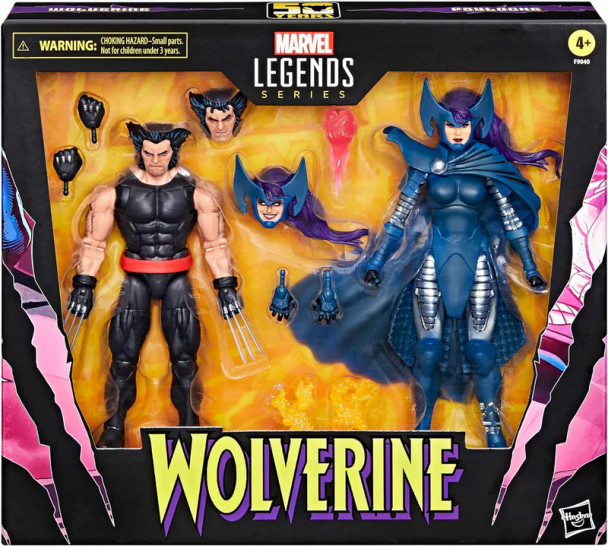 Marvel Legends Wolverine Marvel Legends Series Wolverine and Psylocke 6-Inch Action Figure 2-Pack