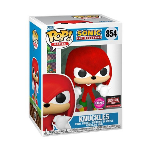 POP! Games Sonic The Hedgehog Flocked Knuckles #854 Flocked