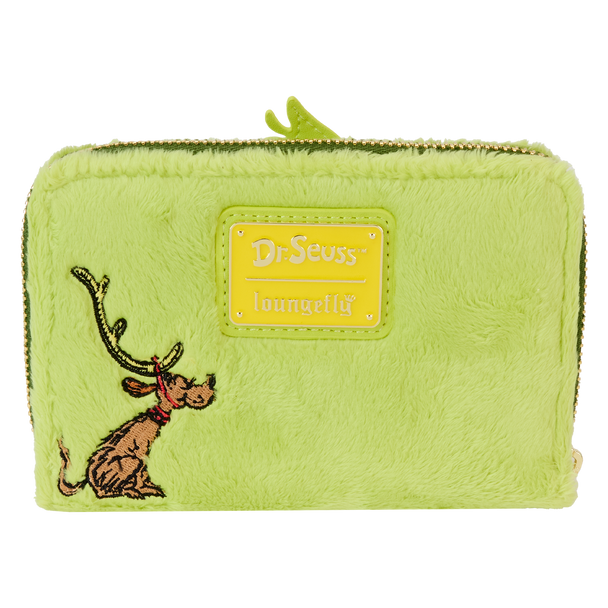 Loungefly Dr Seuss Plush Grinch Glow Cosplay Zip Around Wallet