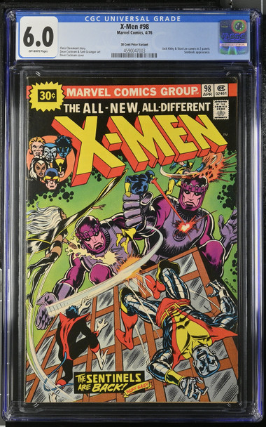 X-Men #98 CGC 6.0 – 30¢ Price Variant 