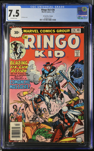 Ringo Kid #28 CGC 7.5 – 30¢ Price Variant | Marvel Comics