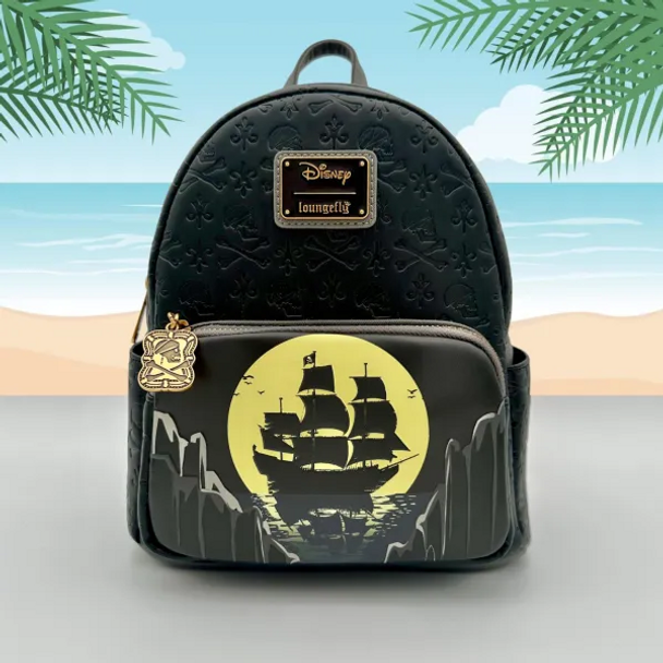 Loungefly Disney Pirates Of The Caribbean Black Pearl Mini Backpack