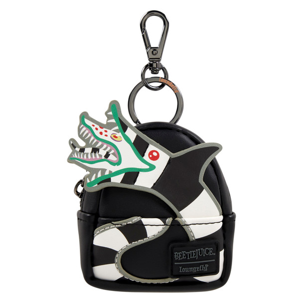 Loungefly Beetlejuice Exclusive Cosplay Mystery Mini Backpack Keychain Charm [ONE RANDOM BAG CHARM]