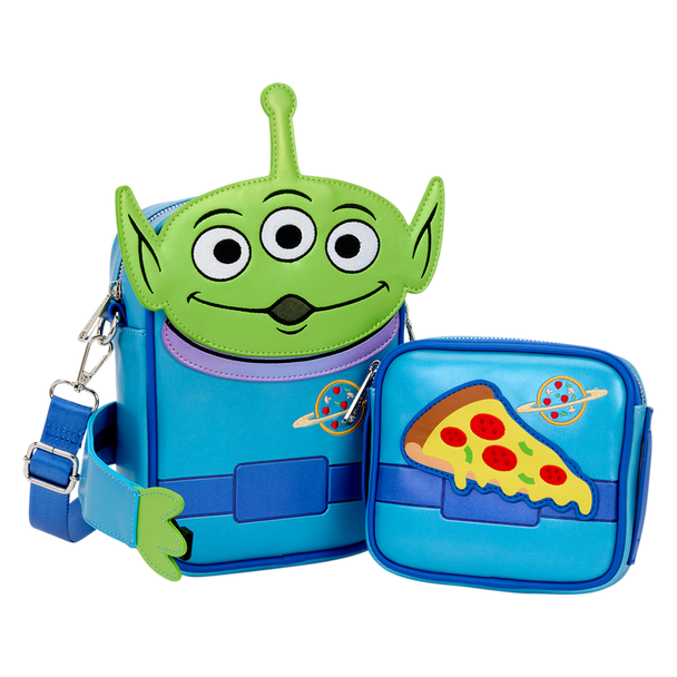Loungefly Pixar Toy Story 30th Anniversary Aliens Crossbuddies Crossbody Bag