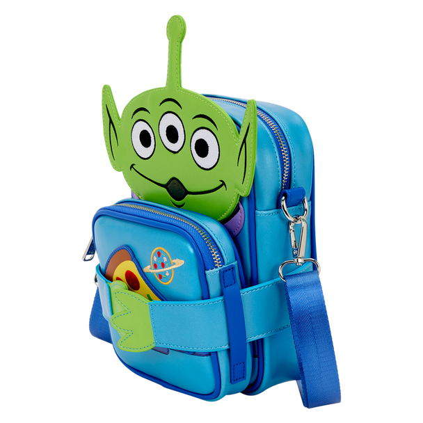 Loungefly Pixar Toy Story 30th Anniversary Aliens Crossbuddies Crossbody Bag