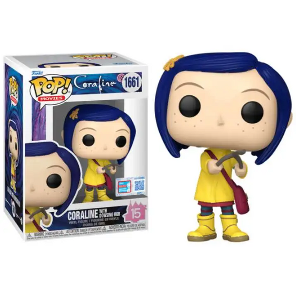 Funko Pop! Movies Coraline with Dowsing Rod #1661 Vinyl Figure Funko Pop! Movies Coraline with Dowsing Rod #1661 Vinyl Figure