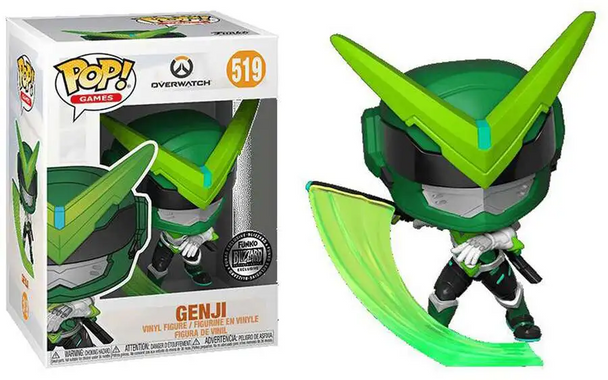 Funko Pop! Games #519 – Overwatch: Genji Blizard Exclusive Funko Pop! Games #519 – Overwatch: Genji Blizard Exclusive