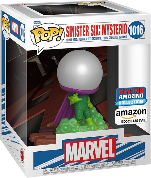 Funko Pop! Marvel Mysterio (Sinister Six) #1016 – Amazon Exclusive Vinyl Bobble-Head
