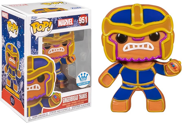Funko POP! Marvel Gingerbread Thanos #951 Funko Shop Exclusive Vinyl Figure