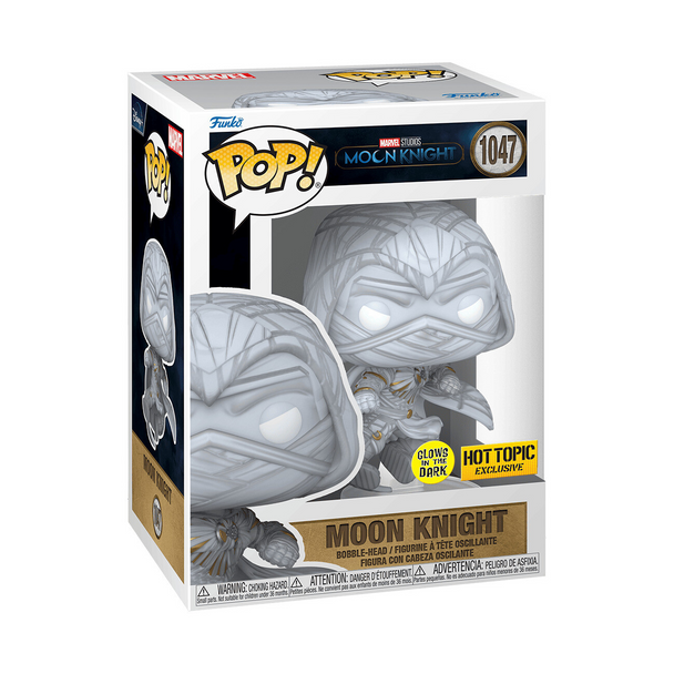 Funko POP! Marvel Moon Knight #1047 Glow in the Dark Hot Topic Exclusive