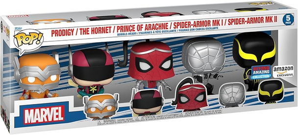 Funko POP! Marvel Spider-Man Beyond Amazing Collection 5-Pack – Amazon Exclusive