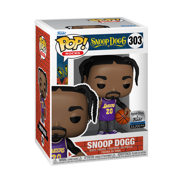 Funko POP! Rocks Snoop Dogg #303 Lakers Jersey Vinyl Figure – Limited Edition