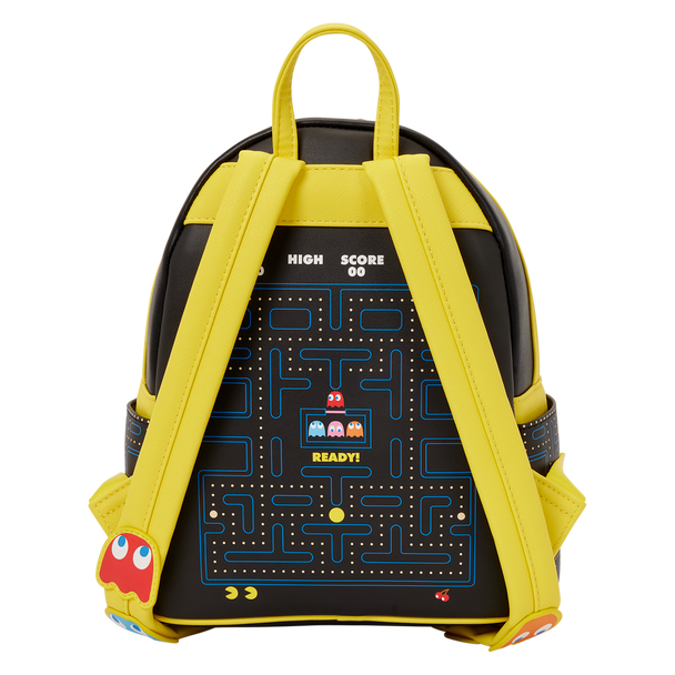 Pac-Man Mini Backpack by Loungefly – Retro Arcade Ghost Maze Bag