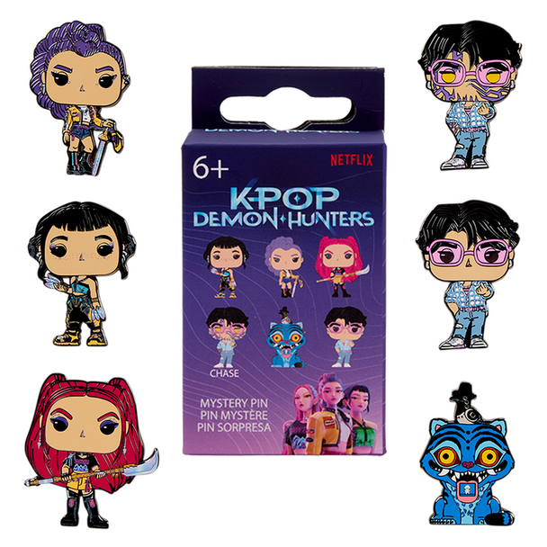 Loungefly Netflix KPop Demon Hunters Mystery Enamel Pin Blind Box