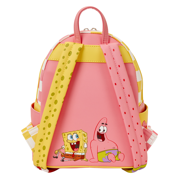 Loungefly SpongeBob & Patrick Checkered Mini Backpack Nickelodeon