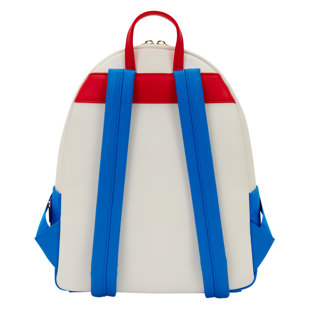 Toy Story faux leather mini backpack with Jessie sheriff badge, Woody cow-print styling, and Buzz Lightyear front pocket