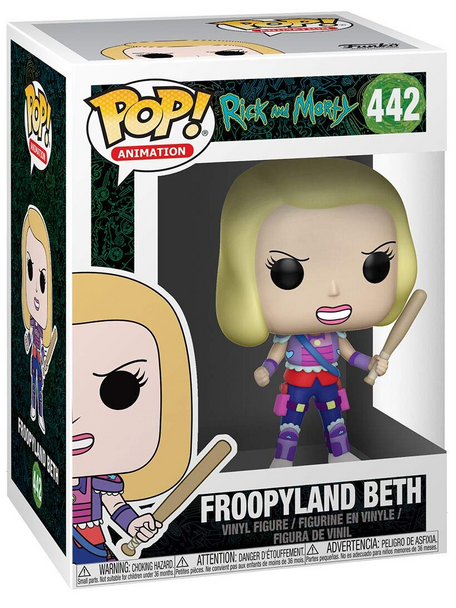 Funko Pop Animation Rick and Morty Froopyland Beth #442 vinyl figure collectible