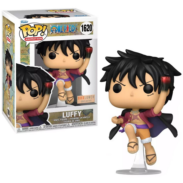 One Piece Luffy Funko Pop! Animation #1620 BoxLunch Exclusive vinyl figure in uppercut attack pose