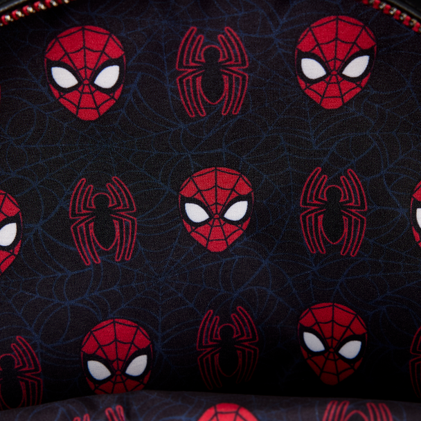 Loungefly Marvel Spider-Man Spider Web Mini Backpack UPC 671803586116