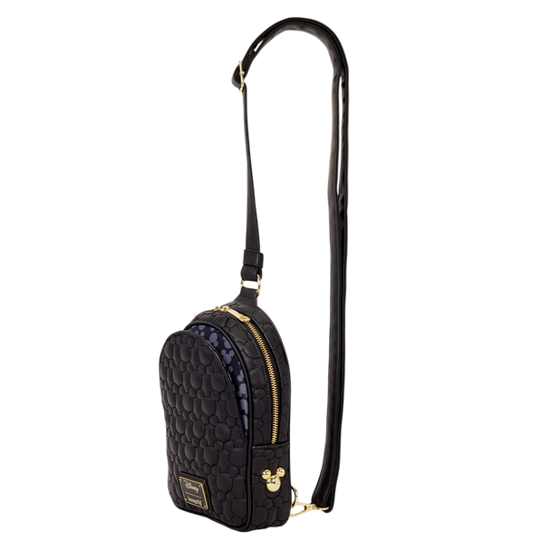 Loungefly Disney Mickey Mouse Silhouette Sling Crossbody Bag UPC 671803586086