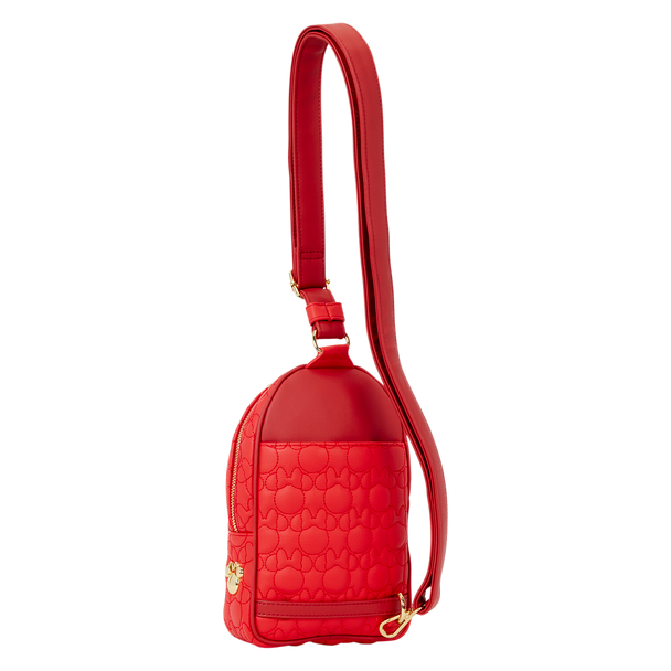 Loungefly Disney Minnie Mouse Silhouette Sling Crossbody Bag UPC 671803586079