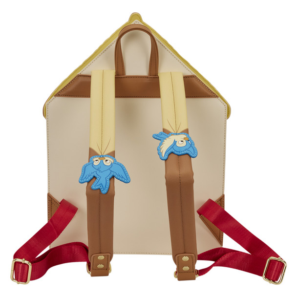 Loungefly Disney Snow White Cottage Mini Backpack featuring Snow White and movable Seven Dwarfs character appliqués