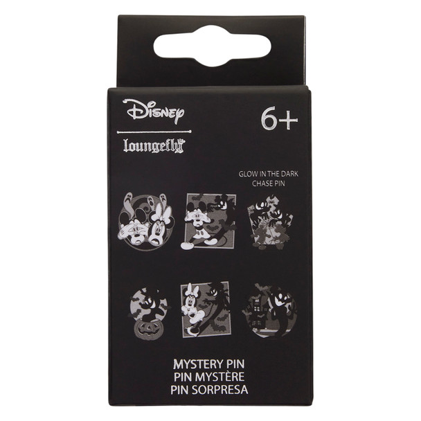 Loungefly Disney Mickey & Minnie Mouse Ghost Halloween Mystery Box Pin Collection